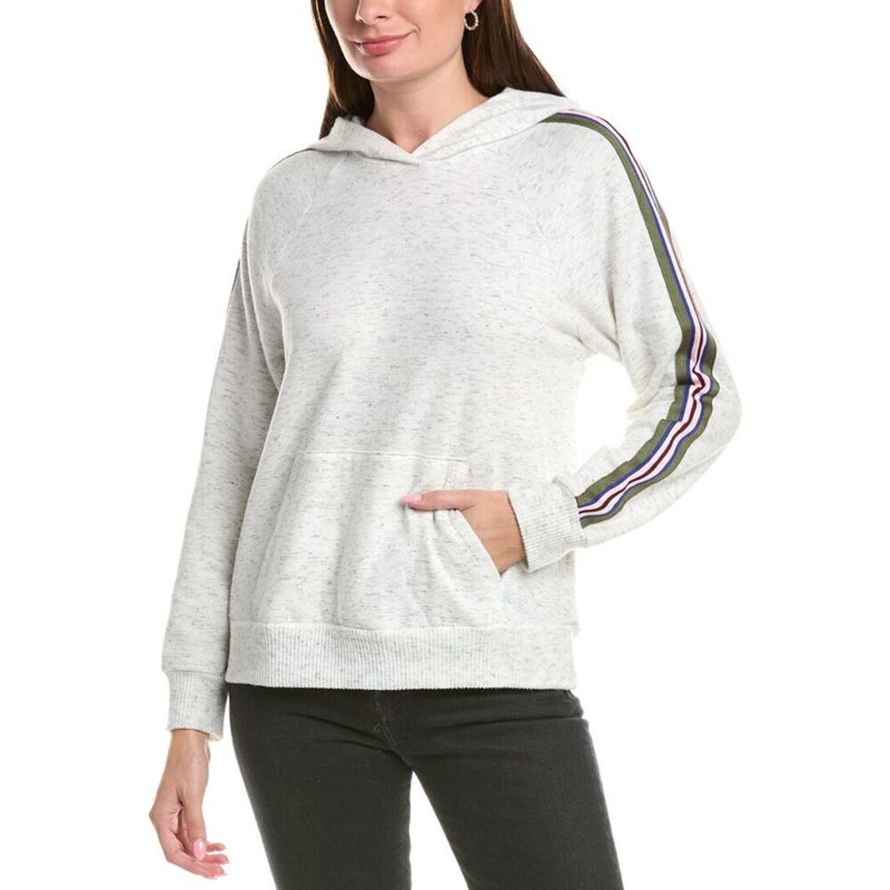 Michael Stars Womens  Latoya Hoodie, White